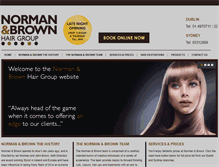 Tablet Screenshot of normanandbrown.com